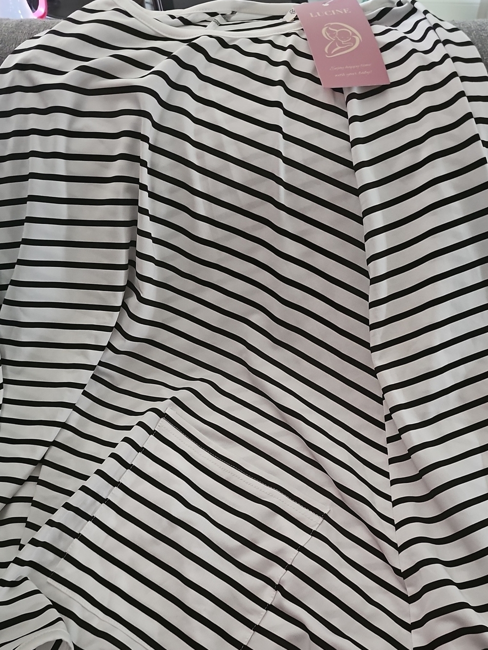 Black & White Striped Women’s Skirt
